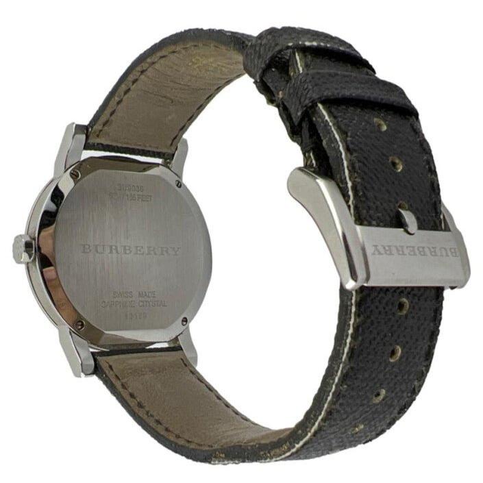 Burberry The City Grey Dial Black Leather Strap Watch for Men - BU9030 Buy Now By Burberry