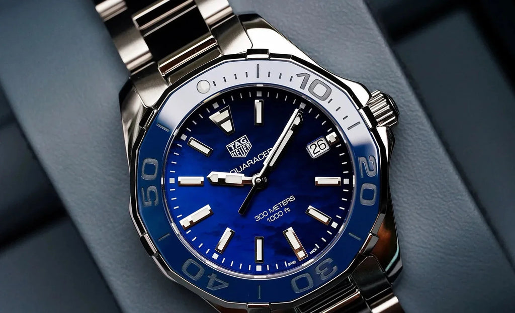 Tag Heuer Aquaracer Blue Dial Silver Steel Strap Watch for Women - WAY131S.BA0748 Buy Now By Tag Heuer