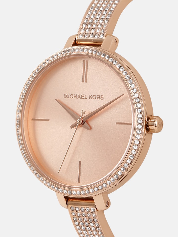 Michael Kors Jaryn Quartz Rose Gold Dial Rose Gold Steel Strap Watch For Women - MK3785 Buy Now By Michael Kors