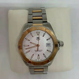 Tag Heuer Aquaracer White Dial Watch for Men - WAY1150.BD0911