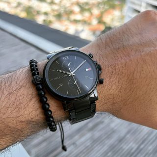 Tommy Hilfiger Daniel Black Dial Black Steel Strap Watch for Men - 1710414 Buy Now By Tommy Hilfiger