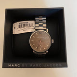 Marc Jacobs Baker Brown Dial Silver Steel Strap Watch For Women - MBM3329 Buy Now By Marc Jacobs