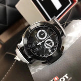 Tissot T Race Chronograph Black Dial White Rubber Strap Watch for Men - T048.417.27.057.05 Buy Now By Tissot