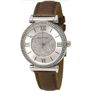 Michael Kors Caitlin Quartz Silver Dial Gray Leather Strap Watch For Women - MK2377 Buy Now By Michael Kors