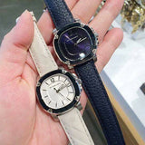 Burberry The Britain Blue Dial Blue Leather Strap Watch for Women - BBY1716 Buy Now By Burberry