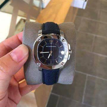 Burberry The Britain Blue Dial Blue Leather Strap Watch for Women - BBY1716 Buy Now By Burberry