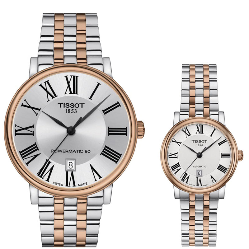 Tissot Carson Premium Powermatic 80 Silver Dial Two Tone Steel Strap Watch For Men - T122.407.22.033.00 Buy Now By Tissot