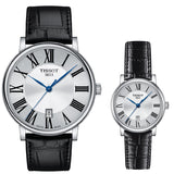 Tissot Carson Premium Silver Dial Black Leather Strap Watch For Men - T122.410.16.033.00 Buy Now By Tissot