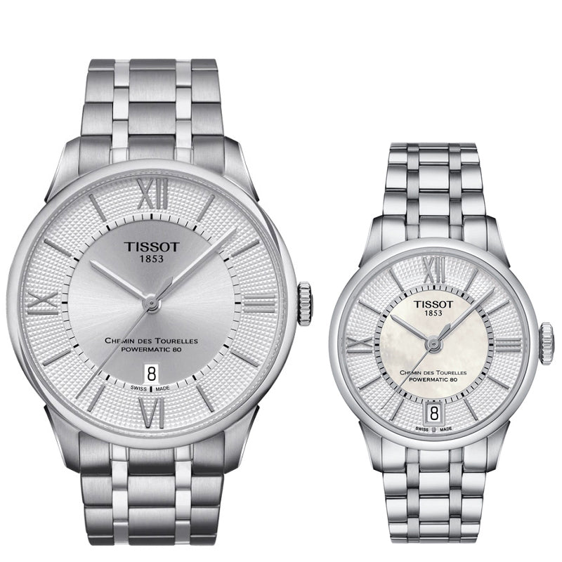 Tissot Chemin Des Tourelles Powermatic 80 Silver Dial Silver Steel Strap Watch For Men - T099.407.11.038.00 Buy Now By Tissot
