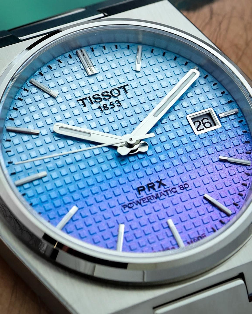 Tissot PRX Powermatic 80 Gradient Blue Dial Silver Steel Strap Watch for Men - T137.407.11.351.01 Buy Now By Tissot