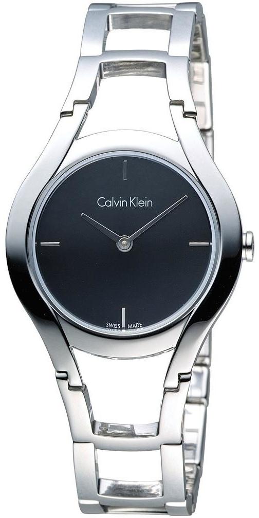 Calvin Klein Class Black Dial Silver Steel Strap Watch for Women - K6R23121 Buy Now By Calvin Klein