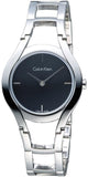 Calvin Klein Class Black Dial Silver Steel Strap Watch for Women - K6R23121 Buy Now By Calvin Klein