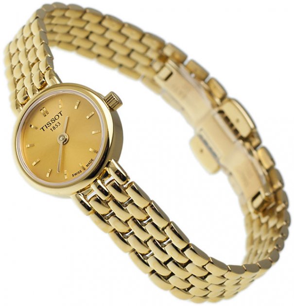 Tissot Lovely Gold Dial Gold Steel Strap Watch For Women - T058.009.33.021.00 Buy Now By Tissot