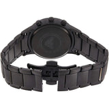 Emporio Armani Giovanni Chronograph Black Dial Black Steel Strap Watch For Men - AR11349 Buy Now By Emporio Armani