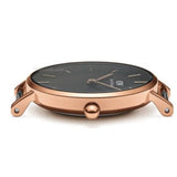 Daniel Wellington Classic Petite Bristol Black Dial Brown Leather Strap Watch For Women - DW00100165 Buy Now By Daniel Wellington