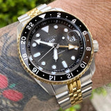 Seiko 5 Sports GMT US Special Edition Automatic Grey Dial Silver Steel Strap Watch For Men - SSK021K1 Buy Now By Seiko