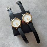 Tory Burch Collins White Dial Black Leather Strap Watch for Women - TBW1205 Buy Now By Tory Burch