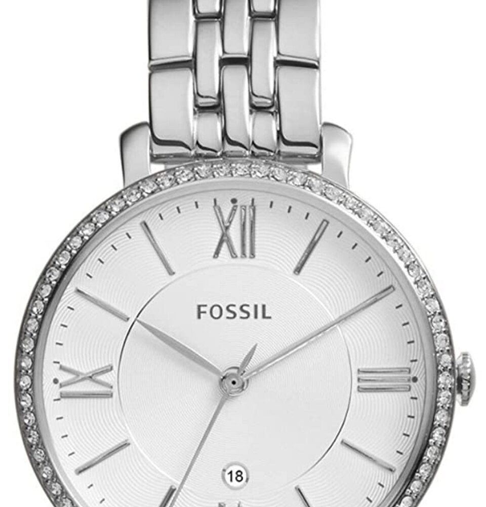 Fossil Jacqueline White Dial Silver Steel Strap Watch for Women - ES3631 Buy Now By Fossil