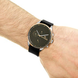 Tommy Hilfiger Chase Chronograph Quartz Grey Dial Black Leather Strap Watch For Men - 1791488 Buy Now By Tommy Hilfiger