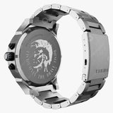Diesel Mr. Daddy Chronograph Silver Dial Silver Steel Strap Watch For Men - DZ7421 Buy Now By Diesel