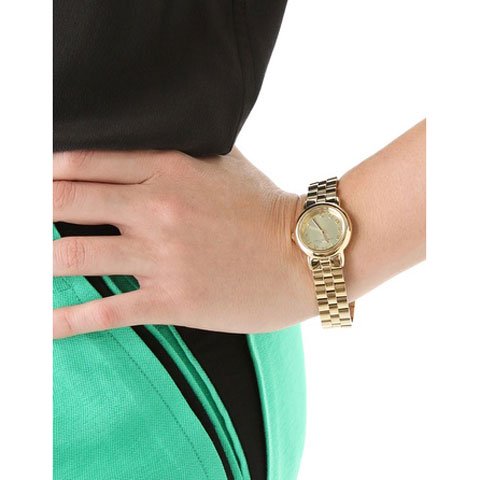 Marc Jacobs Marci Gold Dial Gold Steel Strap Watch for Women - MBM3174 Buy Now By Marc Jacobs
