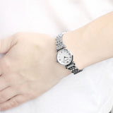 Emporio Armani Gianni T Bar Mother of Pearl Dial Silver Steel Strap Watch For Women - AR1688 Buy Now By Emporio Armani