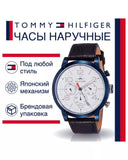 Tommy Hilfiger Jake Multi Function Quartz White Dial Black Leather Strap Watch for Men - 1791235 Buy Now By Tommy Hilfiger