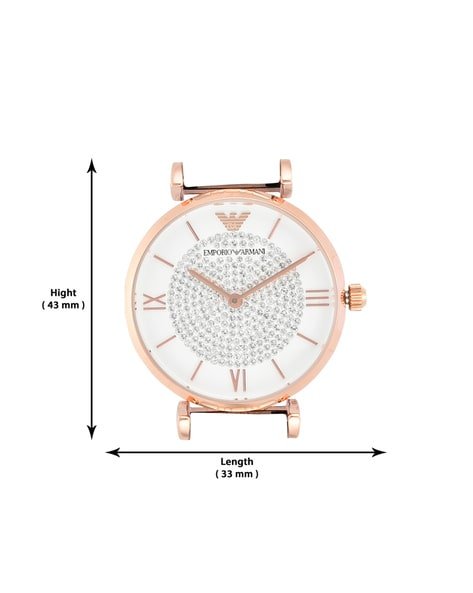 Emporio Armani Gianni T Bar White Dial Two Tone Steel Strap Watch For Women - AR1926 Buy Now By Emporio Armani