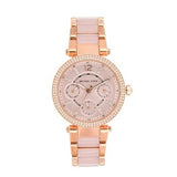 Michael Kors Parker Pink Dial Two Tone Steel Strap Watch for Women - MK6110 Buy Now By Michael Kors