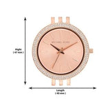 Michael Kors Darci Rose Gold Dial with Diamonds Rose Gold Stainless Steel Strap Watch for Women - MK3192 Buy Now By Michael Kors