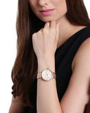 Fossil Jacqueline Rose Gold Dial Rose Gold Steel Strap Watch for Women - ES3546 Buy Now By Fossil