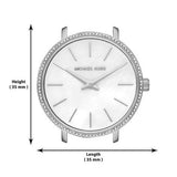 Michael Kors Pyper Quartz Mother of Pearl White Dial Silver Mesh Strap Watch For Women - MK4618 Buy Now By Michael Kors