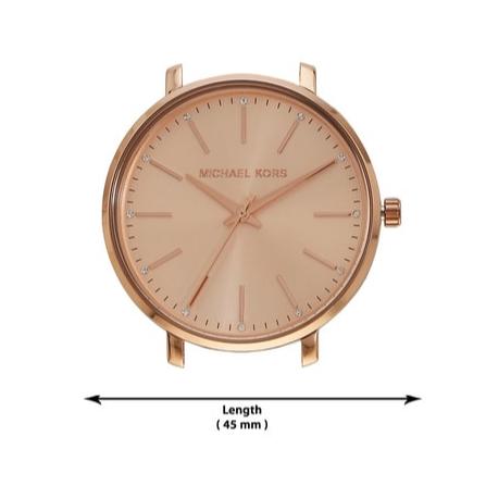 Michael Kors Pyper Three-Hand Rose Gold Dial Rose Gold Steel Strap Watch For Women - MK3897 Buy Now By Michael Kors