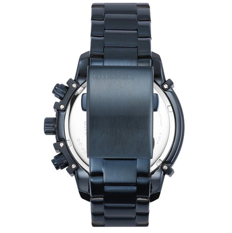 Guess Axle Multifunction Navy Blue Dial Blue Steel Strap Watch For Men - GW0488G4 Buy Now By Guess