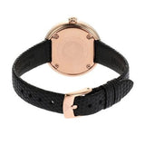 Emporio Armani Rosa Two Hand Black Dial Black Leather Strap Watch For Women - AR11493 Buy Now By Emporio Armani