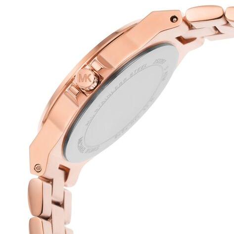 Michael Kors Lennox Three Hand Silver Dial Rose Gold Steel Strap Watch For Women - MK7279 Buy Now By Michael Kors