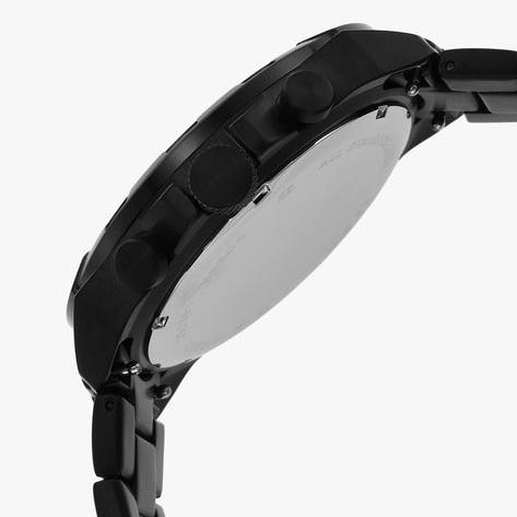 Fossil Bronson Chronograph Black Dial Black Steel Strap Watch for Men - FS5851 Buy Now By Fossil