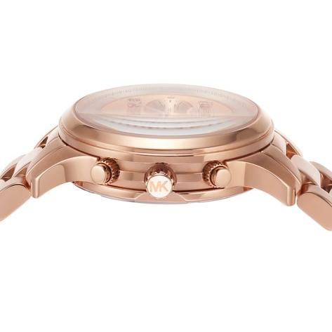 Michael Kors Runway Chronograph Rose Gold Dial Rose Gold Steel Strap Watch For Women - MK7327 Buy Now By Michael Kors