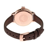 Emporio Armani Mia Moonphase Silver Dial Brown Leather Strap Watch For Women - AR11568 Buy Now By Emporio Armani