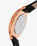 Daniel Wellington Petite Sheffield Black Dial Black Leather Strap Watch For Women - DW00100168 Buy Now By Daniel Wellington