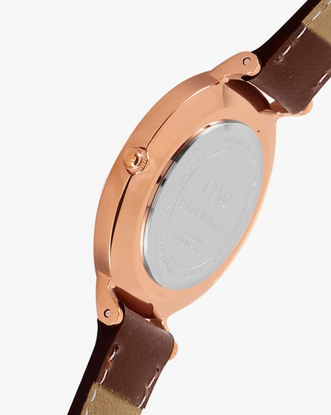 Daniel Wellington Petite St Mawes Black Dial Brown Leather Strap Watch For Women - DW00100169 Buy Now By Daniel Wellington