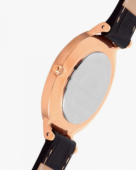 Daniel Wellington Classic Petite York Black Dial Brown Leather Strap Watch For Women - DW00100170 Buy Now By Daniel Wellington