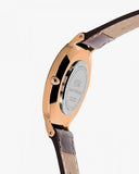 Daniel Wellington Classic Bristol White Dial Brown Leather Strap Watch For Women - DW00100039 Buy Now By Daniel Wellington