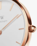 Daniel Wellington Classic Petite Dover White Dial White Nylon Strap Watch For Women - DW00100311 Buy Now By Daniel Wellington