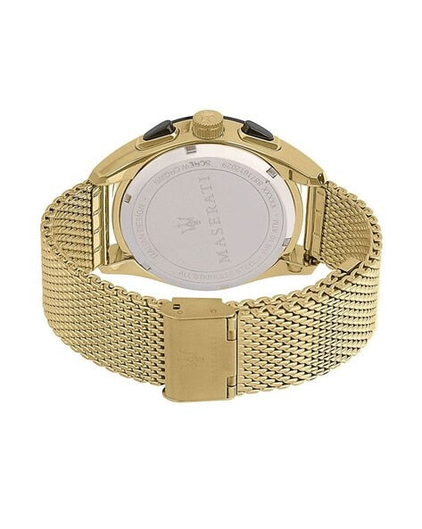 Maserati Traguardo 45mm Quartz Gold Black Dial Watch For Men - R8873612010 Buy Now By Maserati