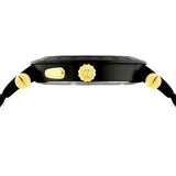 Versace V-Race Analog Quartz Black Dial Two Tone Steel Strap Watch For Men - VEBV00619 Buy Now By Versace