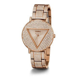 Guess Trend Diamonds Rose Gold Dial Rose Gold Steel Strap Watch for Women - GW0512L3 Buy Now By Guess
