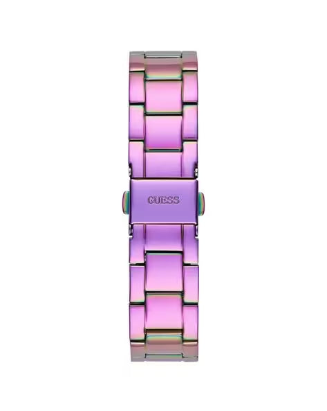 Guess Trend Diamonds Purple Dial Purple Steel Strap Watch for Women - GW0512L4 Buy Now By Guess