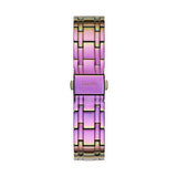 Guess Sparkler Silver Dial Purple Steel Strap Watch For Women - GW0111L5 Buy Now By Guess