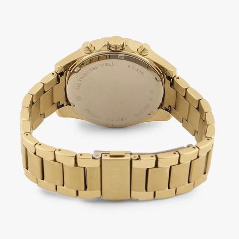 Michael Kors Slim Runway Chronograph Gold Dial Gold Steel Strap Watch For Men - MK8909 Buy Now By Michael Kors